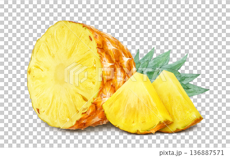Pineapple illustration pineapple realistic Pineapple illustration pineapple realistic 136887571