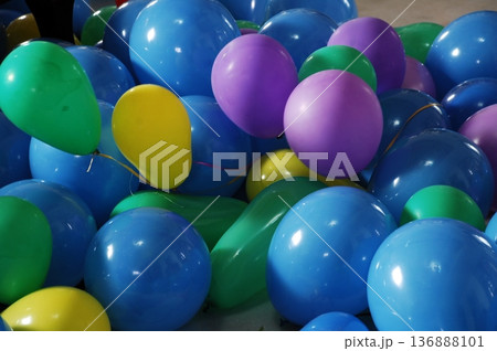 Multicolor Air Balloons Multicolor Air Balloons 136888101