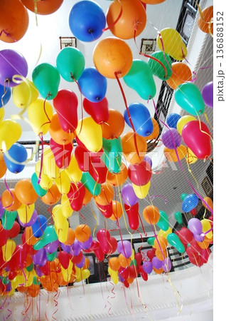 Multicolor Air Balloons Multicolor Air Balloons 136888152