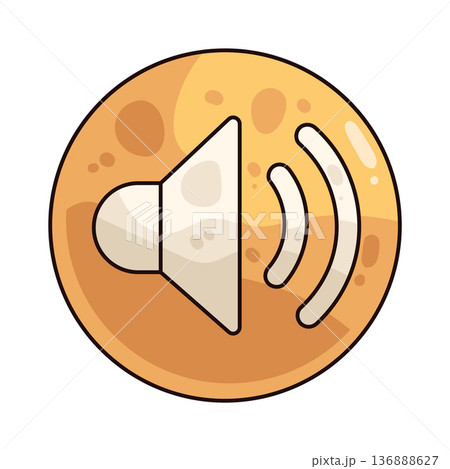 Illustration of Volume Circle Illustration of Volume Circle 136888627