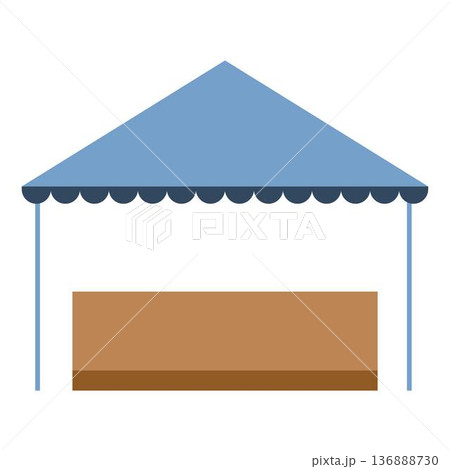Outdoor market stall fresh produce vendor stand Outdoor market stall fresh produce vendor stand 136888730