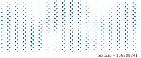 Abstract geometric healthcare background with fading cross symbols, ideal for clinical presentations, biotech websites, and science education materials. Abstract geometric healthcare background with fading cross symbols, ideal for clinical presentations, biotech websites, and science education materials. 136888841