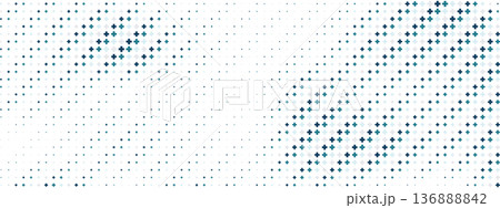 Medical cross pattern with diagonal stripes creates a clean hospital background. Blue and white healthcare texture perfect for clinical presentations and health-related designs. Medical cross pattern with diagonal stripes creates a clean hospital background. Blue and white healthcare texture perfect for clinical presentations and health-related designs. 136888842