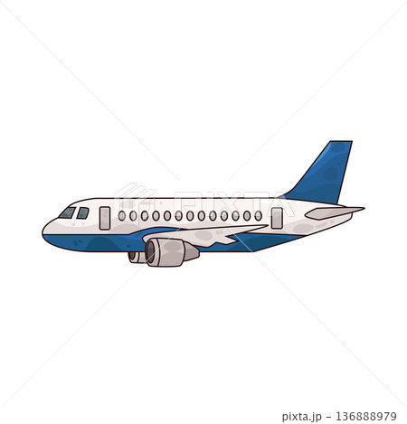 Illustration of airplane Illustration of airplane 136888979