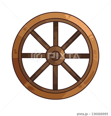 Illustration of wheel 136888995