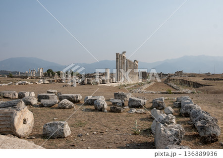 Exploring the Ancient Ruins of Laodikeia Surrounded by Remnants of History and Stunning Mountain Landscapes Exploring the Ancient Ruins of Laodikeia Surrounded by Remnants of History and Stunning Mountain Landscapes 136889936