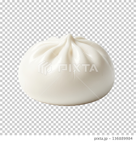 背景透過風肉まん 136889984