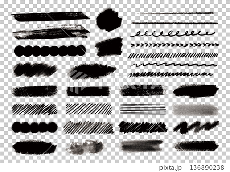手繪紋理集 136890238