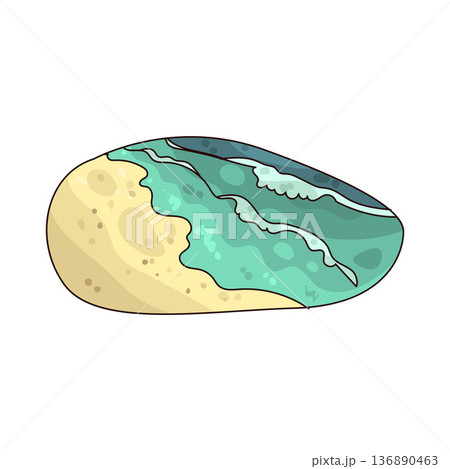 Illustration of beach Illustration of beach 136890463
