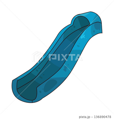Illustration of Water Slide Illustration of Water Slide 136890478
