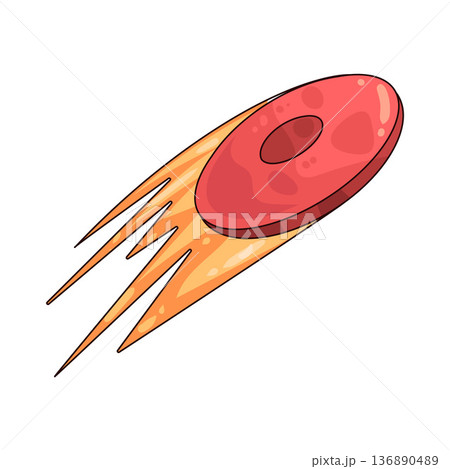Illustration of Frisbee Illustration of Frisbee 136890489