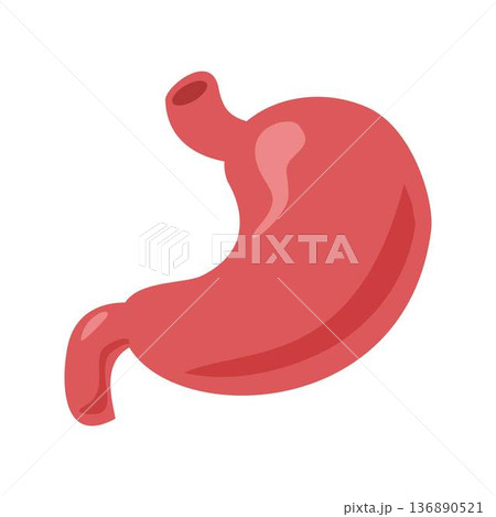Stomach human Organ, Stomach heartburn design 136890521