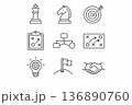 Exploring Strategy Through Symbols Like Chess Pieces, Diagrams, and Ideas With Emphasis on Planning and Teamwork in a Creative Space 136890760