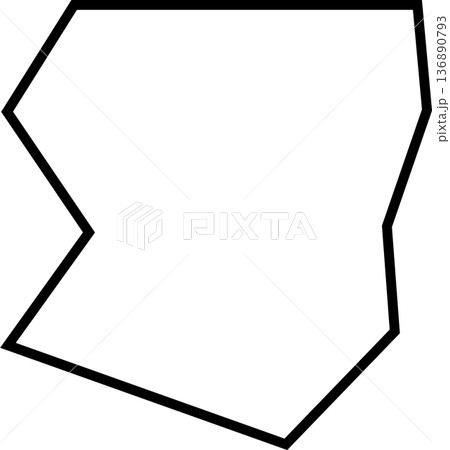 変形多角形図形 136890793