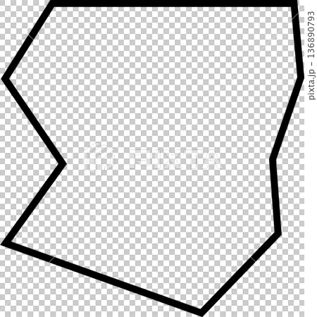 変形多角形図形 136890793
