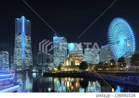 横浜みなとみらい 夜景 横浜みなとみらい 夜景 136892526
