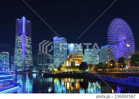 横浜みなとみらい 夜景 横浜みなとみらい 夜景 136892567