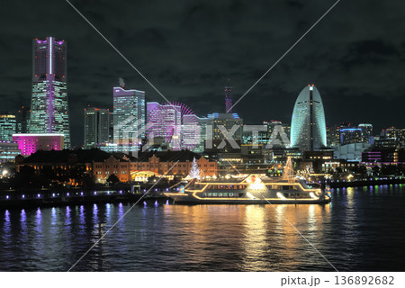 横浜みなとみらい 夜景 横浜みなとみらい 夜景 136892682