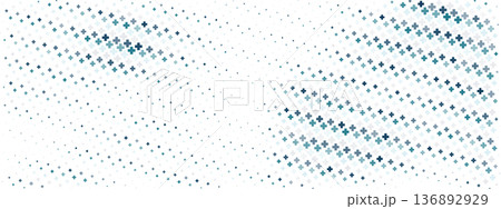 Medical pattern with blue and green crosses arranged in diagonal stripes, perfect for hospital websites, healthcare presentations, and clinical backgrounds. Medical pattern with blue and green crosses arranged in diagonal stripes, perfect for hospital websites, healthcare presentations, and clinical backgrounds. 136892929