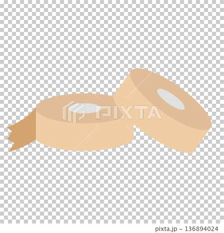 Illustration of gum tape 136894024