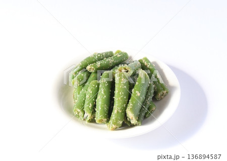 インゲンのごま和え 136894587