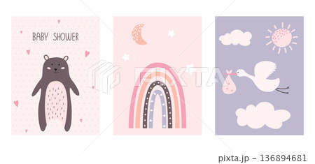 baby shower design 136894681