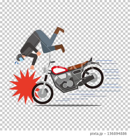 男子被捲入摩托車事故 136894886