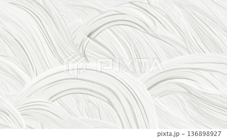 しわしわの和紙の背景素材 雲竜紙 16:9サイズ 136898927