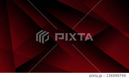 abstract red background with color gradient and geometric decoration 136899749