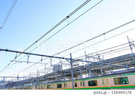 さいたま市お宮駅周辺の線路 136904176