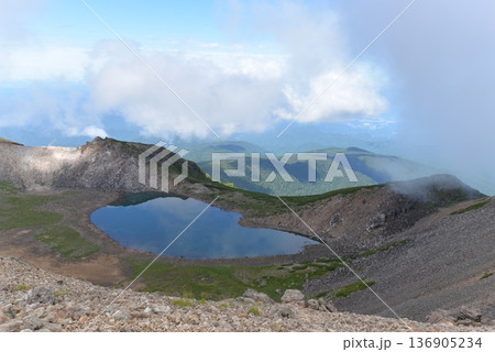 剣ヶ峰から見た権現池 剣ヶ峰から見た権現池 136905234