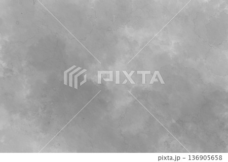 モノクロ水彩のにじみテクスチャ 136905658