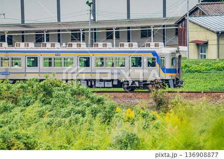 島田市の大井川鐡道の抜里駅周辺の風景(静岡県) 136908877