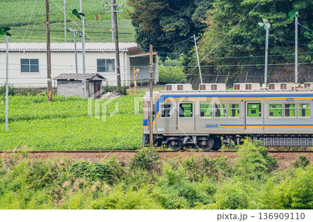 島田市の大井川鐡道の抜里駅周辺の風景(静岡県) 島田市の大井川鐡道の抜里駅周辺の風景(静岡県) 136909110