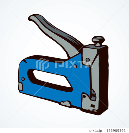 Stapler. Vector drawing 136909561