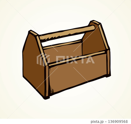 Tool box. Vector drawing 136909568