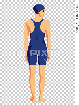 女子競泳選手 136912421