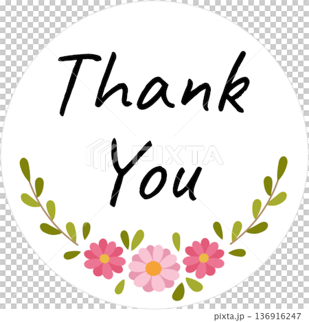 Thanks sticker Thanks sticker 136916247