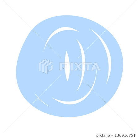 Clear blue water bubble element Clear blue water bubble element 136916751