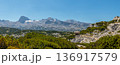 Dachstein mountain view from Karstlehrpfad near Krippenstein, Alps, Austria 136917579
