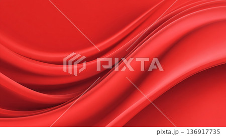 An abstract digital background of bright red and orange wavy light trails creating a dynamic, speed-like motion effect on a dark red gradient. An abstract digital background of bright red and orange wavy light trails creating a dynamic, speed-like motion effect on a dark red gradient. 136917735
