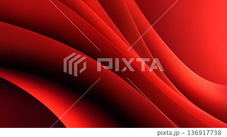 An abstract digital background of bright red and orange wavy light trails creating a dynamic, speed-like motion effect on a dark red gradient. An abstract digital background of bright red and orange wavy light trails creating a dynamic, speed-like motion effect on a dark red gradient. 136917738