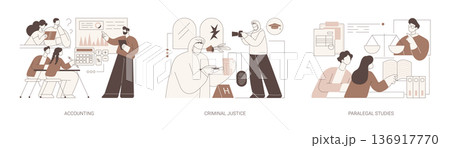 Associate in Applied Science isolated cartoon vector illustrations se Associate in Applied Science isolated cartoon vector illustrations se 136917770