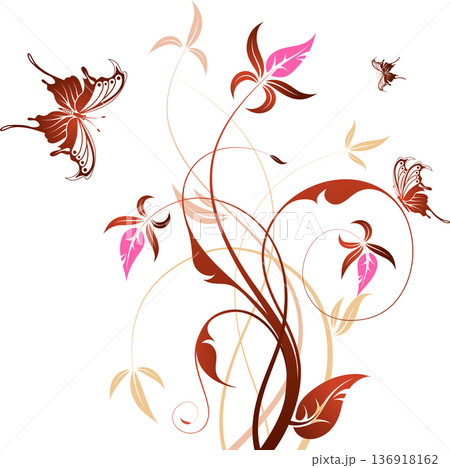 Floral background Floral background 136918162
