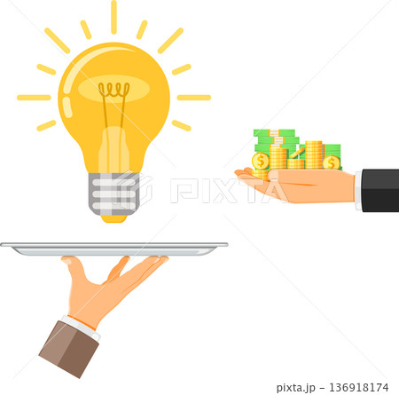 Money for idea Money for idea 136918174