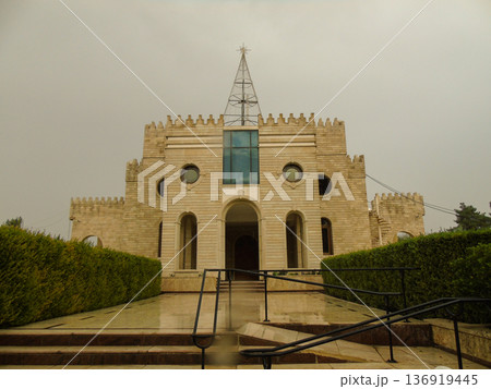 A Christian church in Ankawa District of Erbil, Iraq A Christian church in Ankawa District of Erbil, Iraq 136919445