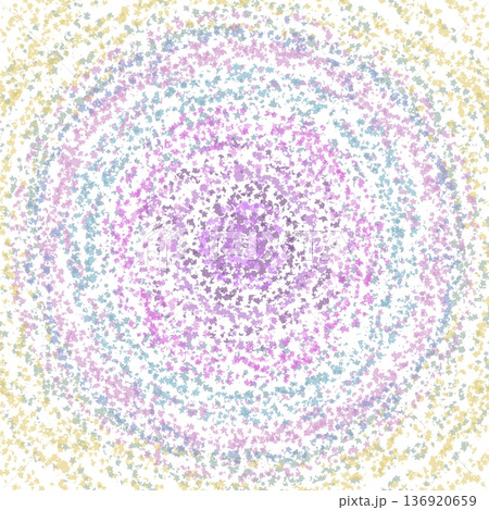 Abstract colorful mandala of stars.  136920659