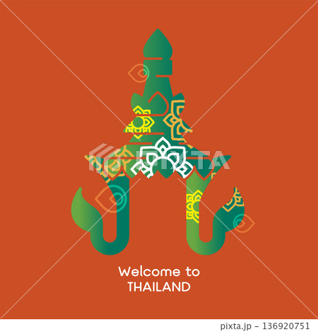 Thai Crown Chada Traditional Thailand Culture Art 136920751