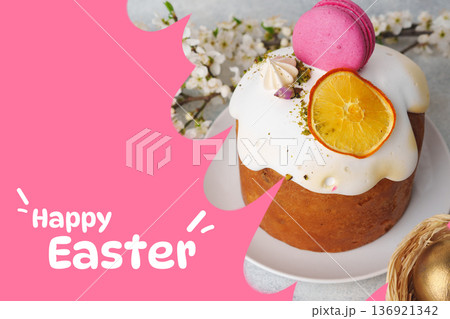 Celebrate Easter with a festive cake and treats for the holiday season 136921342