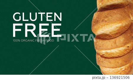 Gluten free bread offering for a happy Easter celebration with fresh organic food Gluten free bread offering for a happy Easter celebration with fresh organic food 136921506